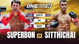 Legendary Kickboxing Battle 🔥⚔️ Superbon vs. Sitthichai Was Electric