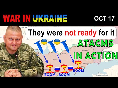 17 Oct: SURPRISE. Ukrainians UNLEASH ATACMS MISSILES ON RUSSIAN BASES | War in Ukraine Explained