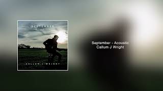 Video thumbnail of "September - Earth Wind and Fire (Callum J Wright) Acoustic (Audio Track)"
