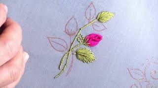 So Cute Rose Flower Design || @HandEmbroideryChannel