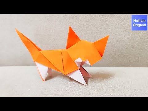 Video: Come Fare Un Gatto Origami