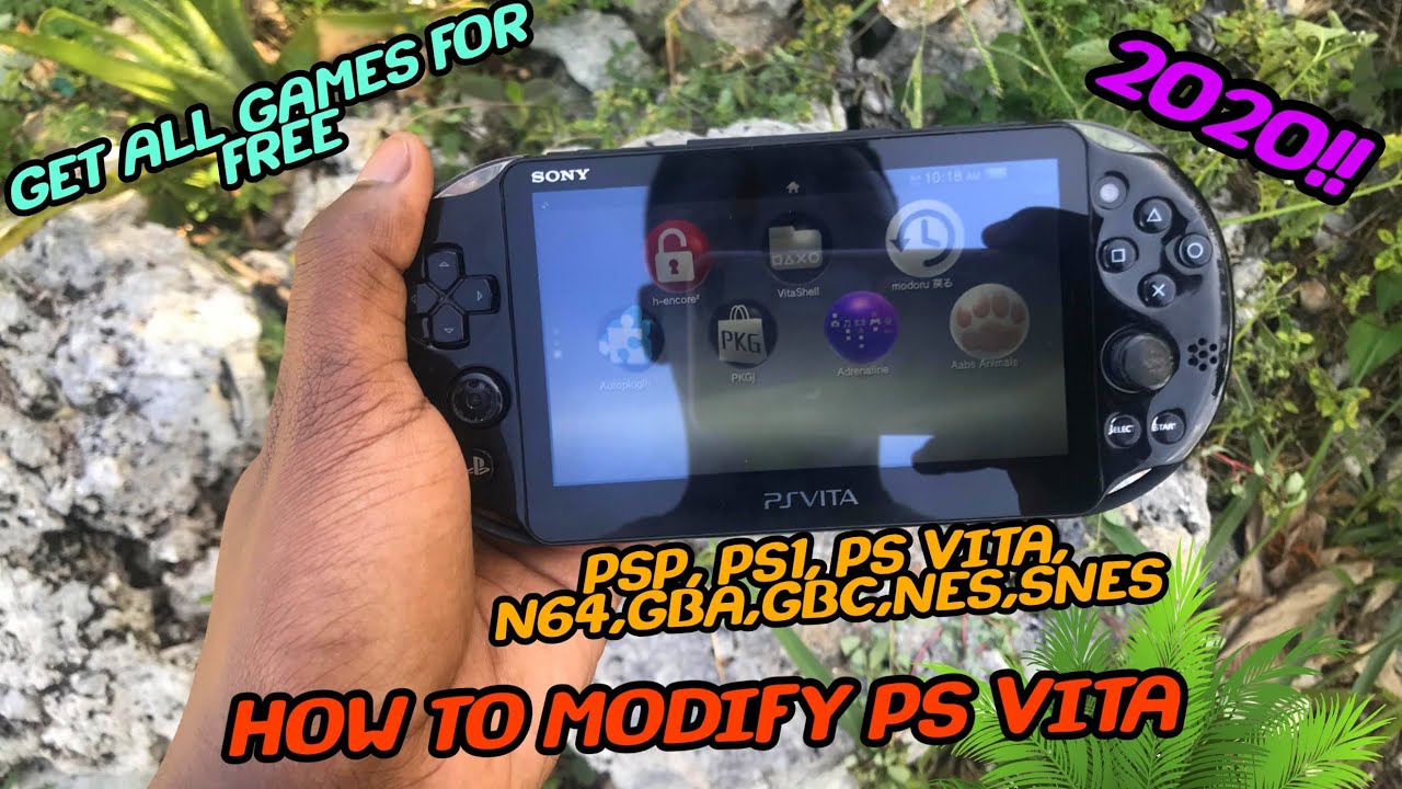 How To Mod Ps Vita Free Games Ps Vita Psp Ps1 Emulation Youtube