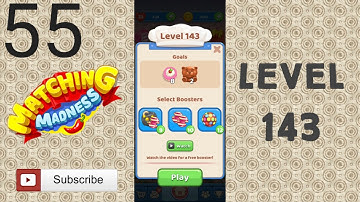 Matching Madness: Match 3 Puzzle games. Level 143 #tinytacticsgames