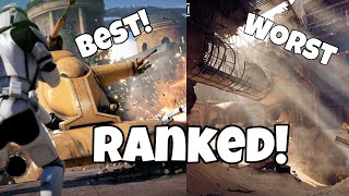 Ranking Battlefront 2 ( 2017 ) maps!