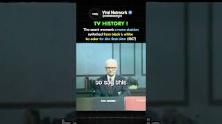 The Exact Moment TV Switched To Color 📺 #shorts #history #1960s