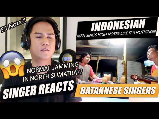 Bataknese Men of North Sumatra Belts Out With Harmony | SINGER REACTS class=