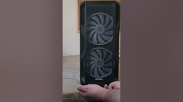 How to open and remove the front panel on the Antec NX800