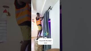 Nigerian style! a local interior design project. #NsukkaInteriorDesign #EnuguDesigners #nigeriadecor