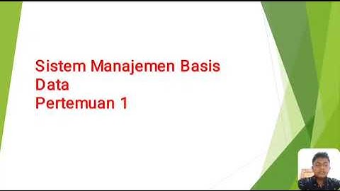 SISTEM MANAJEMEN BASIS DATA