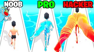 NOOB vs PRO vs HACKER | In Big Muscled | With Oggy And Jack | Rock Indian Gamer
