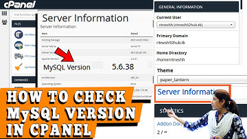 How to find MySQL version through cPanel interface? [EASY GUIDE]☑️