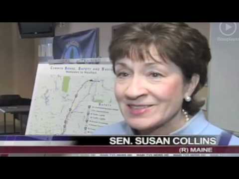 WABI Reports on Senator Collins' Efforts To Increase Truck Weight Limit on Maine Highways