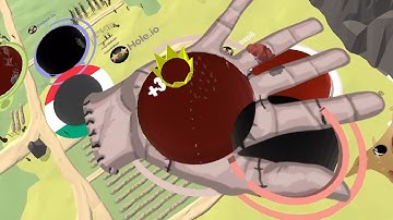 Hole.io Map Control: 100.00% - Time Mode Big Hole WORLD RECORD