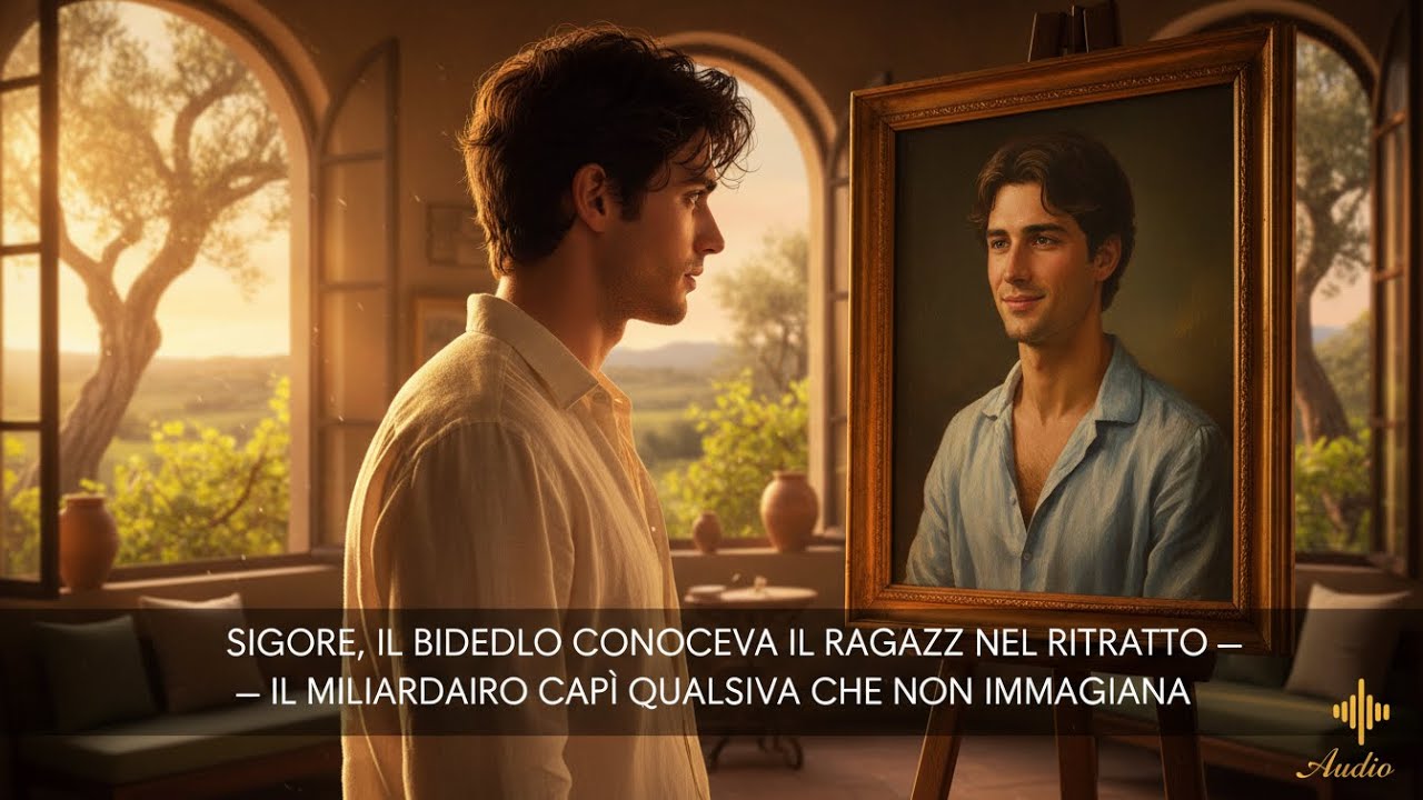 SIGNORE, IL BIDELLO CONOSCEVA IL RAGAZZO NEL RITRATTO — IL MILIARDARIO CAPÌ QUALCOSA....