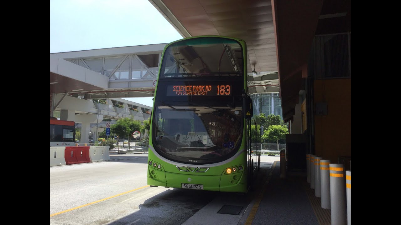TTS Bus Service 183 [SG5022S]: Clementi Stn Exit B → Galen - YouTube
