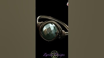 Simple & Easy Wire Wrapped Bead Ring!