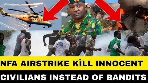 TENSION HITS MUSA🔥 NIGERIA MILITARY ON THE RUN AS NAF KÏLLED INNOCENT CIVILIANS INSTEAD OF BANDITS 