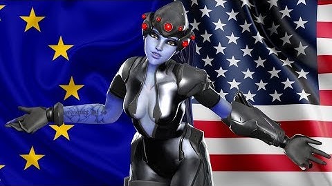 EU widow tries NA - Aimbottz Overwatch Gameplay