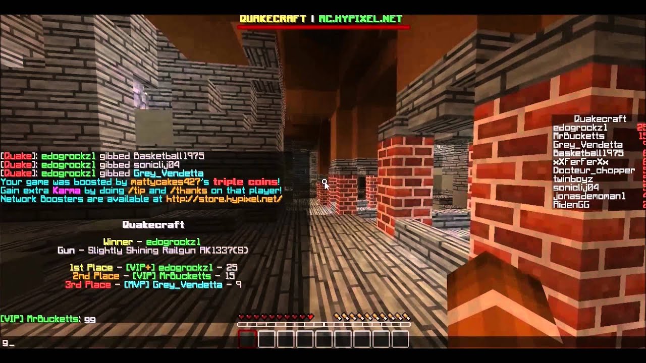 Minecraft Quakecraft #1-中箭..! - YouTube