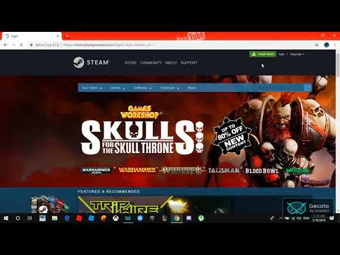 როგორ გადმოვიწეროთ Steam / How to download Steam