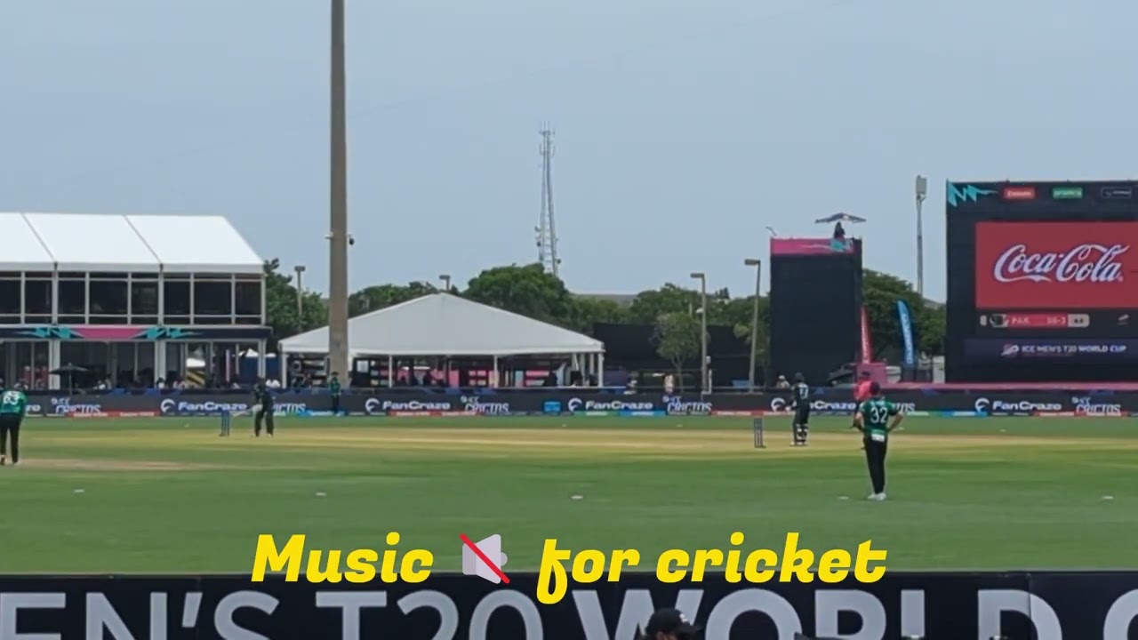 T20 Cricket World Cup 2024 in Florida - A bit of cricket in between DJ music!