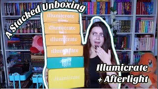 ✨A STACKED ILLUMICRATE & AFTERLIGHT UNBOXING FULL OF SPECIAL EDITIONS #Booktube ✨