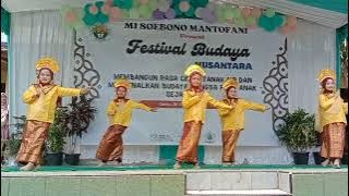 Tari Cindai ✨ festival budaya MI Soebono Mantofani 2023 🎉