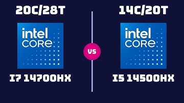 Intel Core i7 14700HX vs Intel Core i5 14500HX – CPU Comparison | How Big is The Difference?