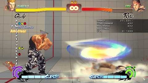 Guile Styling Combo! Shades Edition: USF4 / Super Street Figther 4 AE 2012
