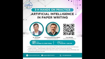 Artificial Intelligence in Paper Writing | Three hours workshop | Dr. Ajit Singh