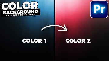How To CHANGE Background COLOR In Premiere Pro