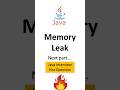 Memory Leak part 2 #java #javainterviewquestions #javatutorialforbeginners #javaprogramming #coders