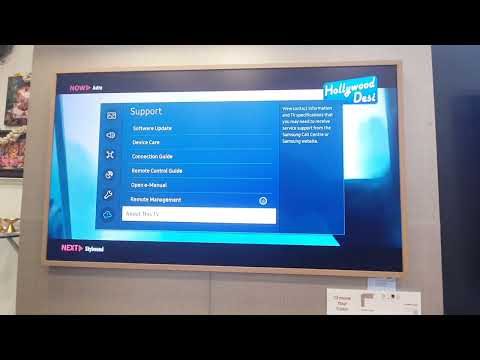 How to check the battery level in samsung tv remote