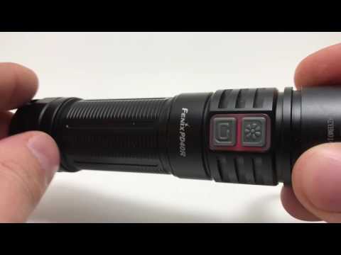 Unboxing + Review Of The New Fenix PD40R Flashlight
