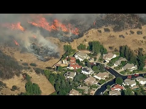 California fires rage on, threatening Malibu