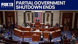 House passes bill to end partial government shutdown | FOX 13 Seattle