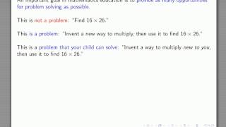 Common Core Math:  An Overview
