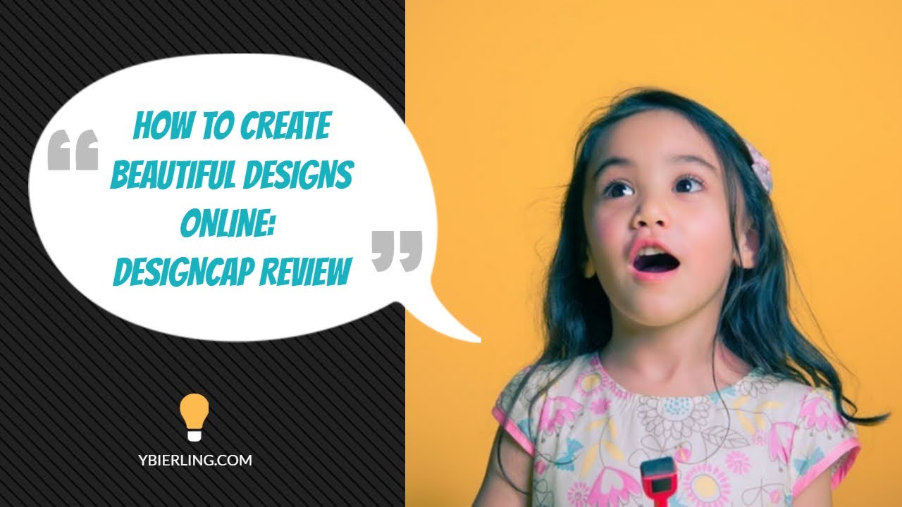 How To Create Beautiful Designs Online For Free? DesignCap Review YouTube