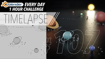 Making the Solar System in Blender using Geometry Nodes - Blender Every Day #107