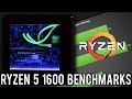 Ryzen 5 1600 Gaming Benchmarks - Insane FPS!