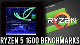 Ryzen 5 1600 Gaming Benchmarks - Insane FPS!