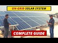 Ongrid solar power system in india  on grid solar panel  ongrid solar panel system for home