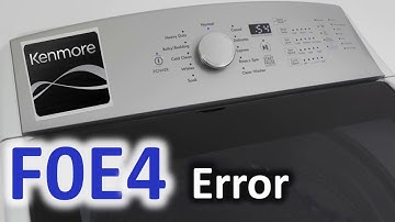 F0E4 Error Code SOLVED!!! Kenmore Top Load Washer Washing Machine FOE4