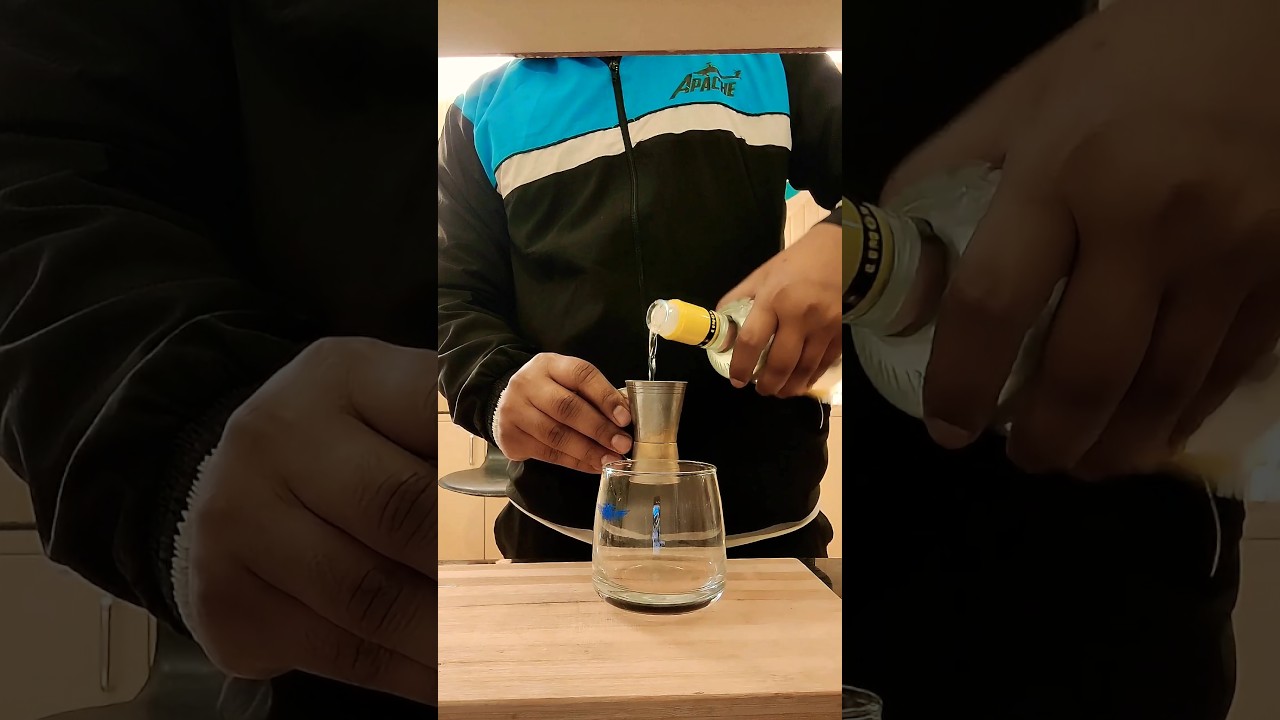 Bacardi Limon with water | Very simple drink 