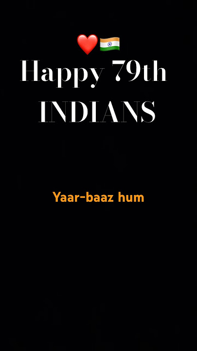 ❤️🇮🇳 #79thIndependenceDay #2025 #Vcreation #15august