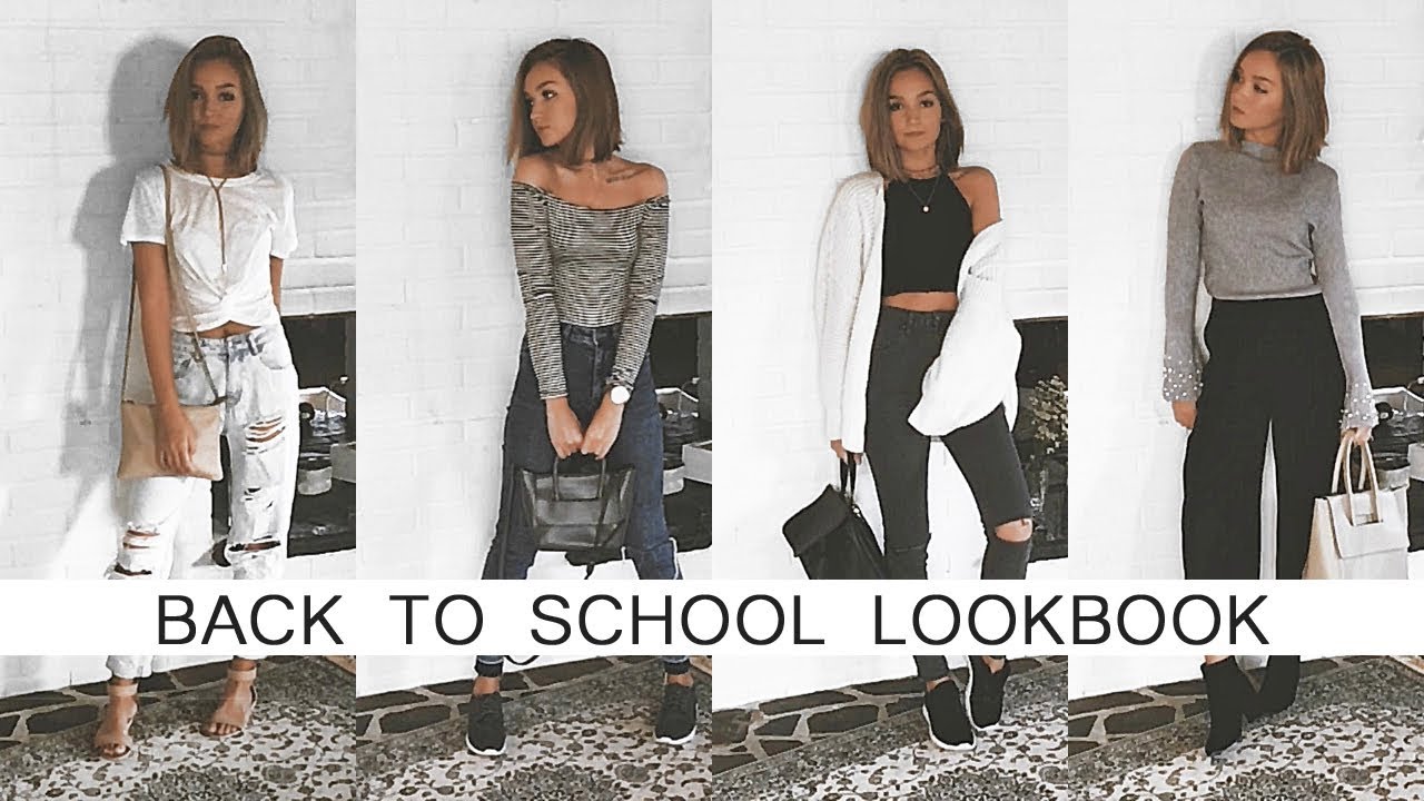 BACK TO SCHOOL LOOKBOOK - YouTube