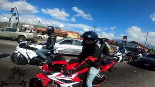 EPIC Group Ride To Ochi Rios With Some Sport Bikes | Jamaican Bike Life ??