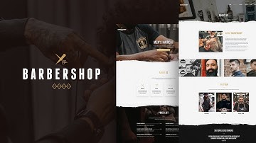 Barbershop | A Free Divi Pixel Layout Pack