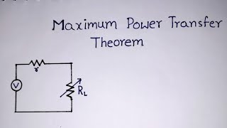 Maximum Power Transfer theorem in Telugu|Network Analysis|EEE