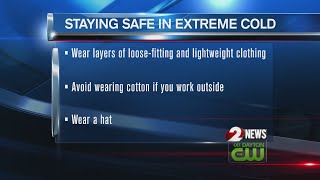 NWS offers tips to stay safe in extreme cold